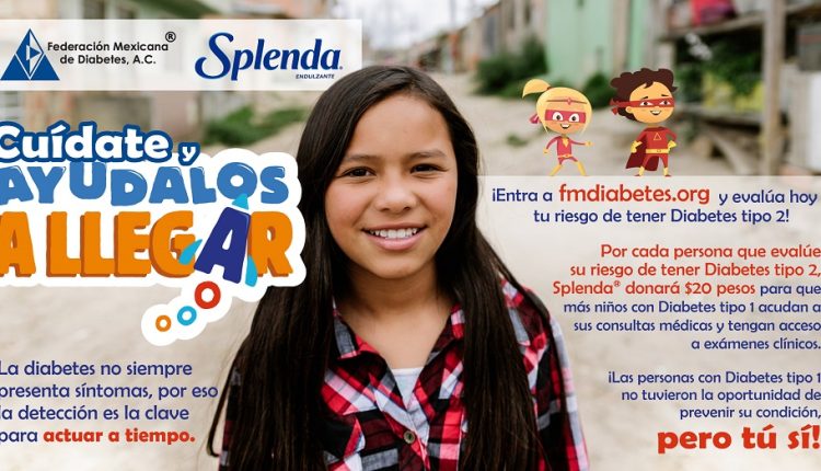 Federación Mexicana de Diabetes en alianza con Splenda apoyan a niños y adolescentes que viven con diabetes tipo 1 con la iniciativa ‘ayúdalos a llegar’